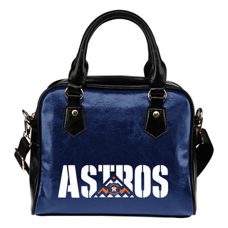 Houston Astros Mass Triangle Shoulder Handbags