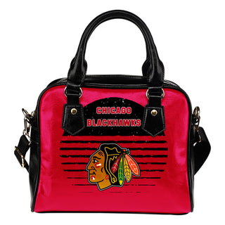 Back Fashion Round Charming Chicago Blackhawks Shoulder Handbags