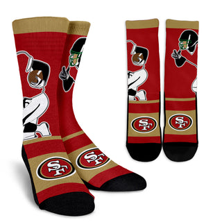 Talent Player Fast Cool Air Comfortable San Francisco 49ers Socks