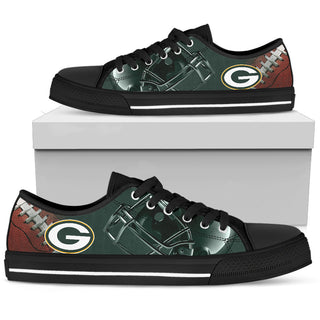 Artistic Scratch Of Green Bay Packers Low Top Shoes