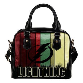 Vintage Silhouette Tampa Bay Lightning Purse Shoulder Handbag