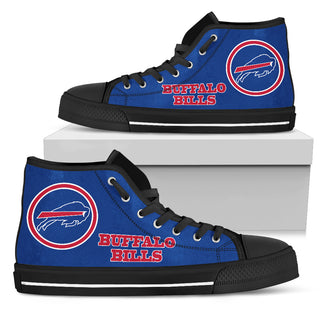 Circle Logo Buffalo Bills High Top Shoes