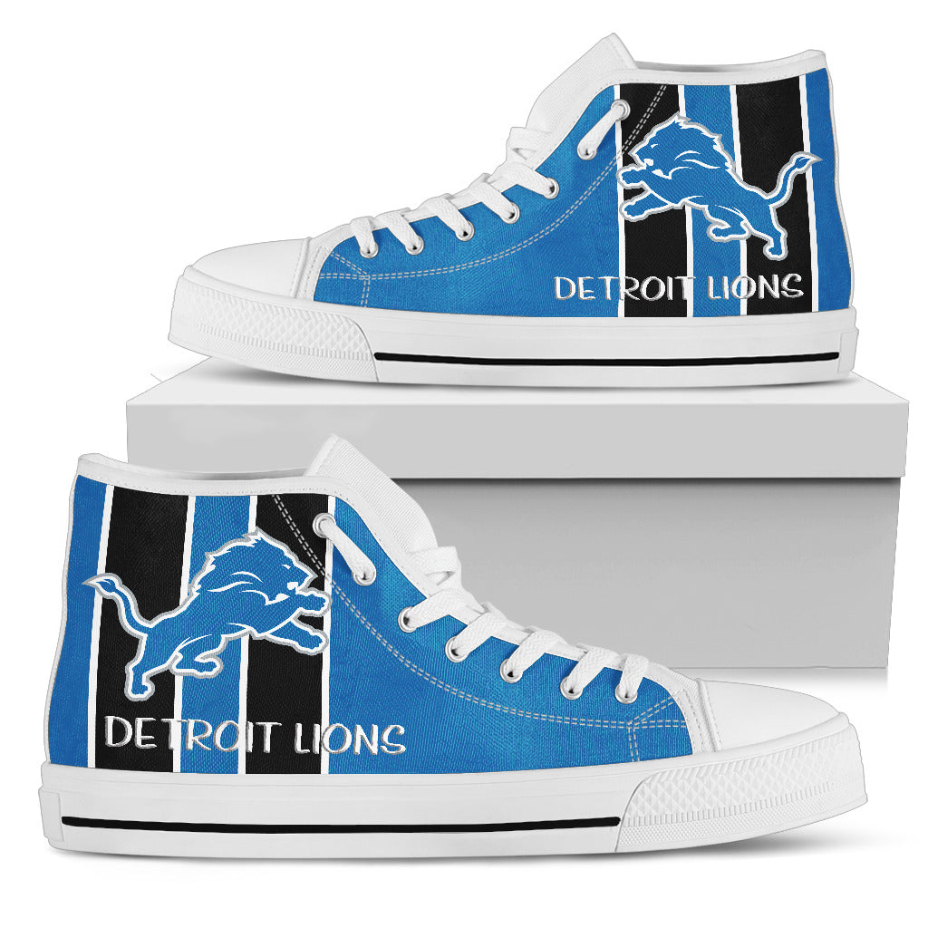 Steaky Trending Fashion Sporty Detroit Lions High Top Shoes