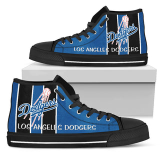 Steaky Trending Fashion Sporty Los Angeles Dodgers High Top Shoes