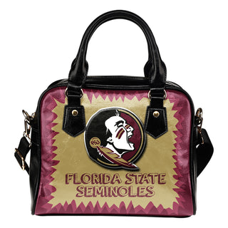 Jagged Saws Mouth Creepy Florida State Seminoles Shoulder Handbags