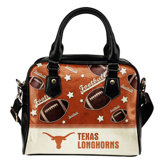 Personalized American Football Awesome Texas Longhorns Shoulder Handbag