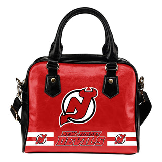 New Jersey Devils For Life Shoulder Handbags