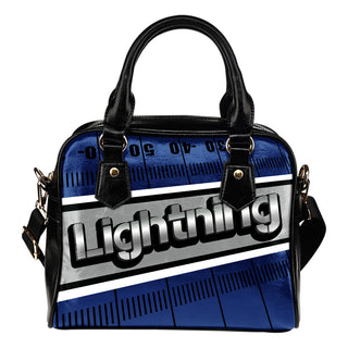 Tampa Bay Lightning Silver Name Colorful Shoulder Handbags