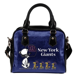 Lovely Animal Team New York Giants Shoulder Handbag