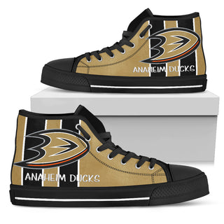 Steaky Trending Fashion Sporty Anaheim Ducks High Top Shoes