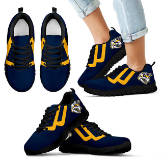 Line Bottom Straight Nashville Predators Sneakers