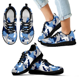 Tampa Bay Rays Cotton Camouflage Fabric Military Solider Style Sneakers
