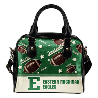 Personalized American Football Awesome Eastern Michigan Eagles Shoulder Handbag