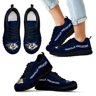 Wave Red Floating Pattern Nashville Predators Sneakers