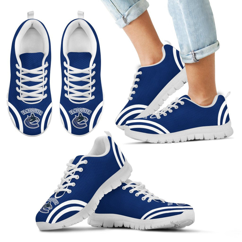 Lovely Curves Stunning Logo Icon Vancouver Canucks Sneakers