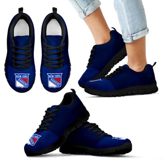 Seamless Line Magical Wave Beautiful New York Rangers Sneakers