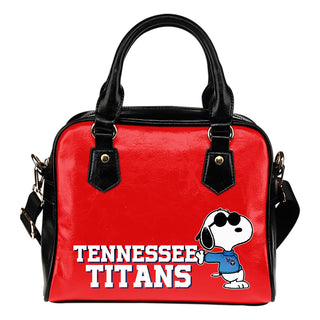 Tennessee Titans Cool Sunglasses Snoopy Shoulder Handbags Women Purse