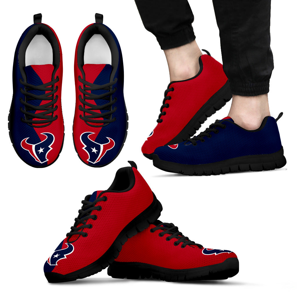 Two Colors Trending Lovely Houston Texans Sneakers