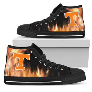 Fighting Like Fire Tennessee Volunteers High Top Shoes