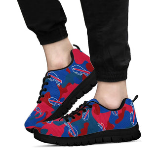 Cotton Camouflage Fabric Military Solider Buffalo Bills Sneakers