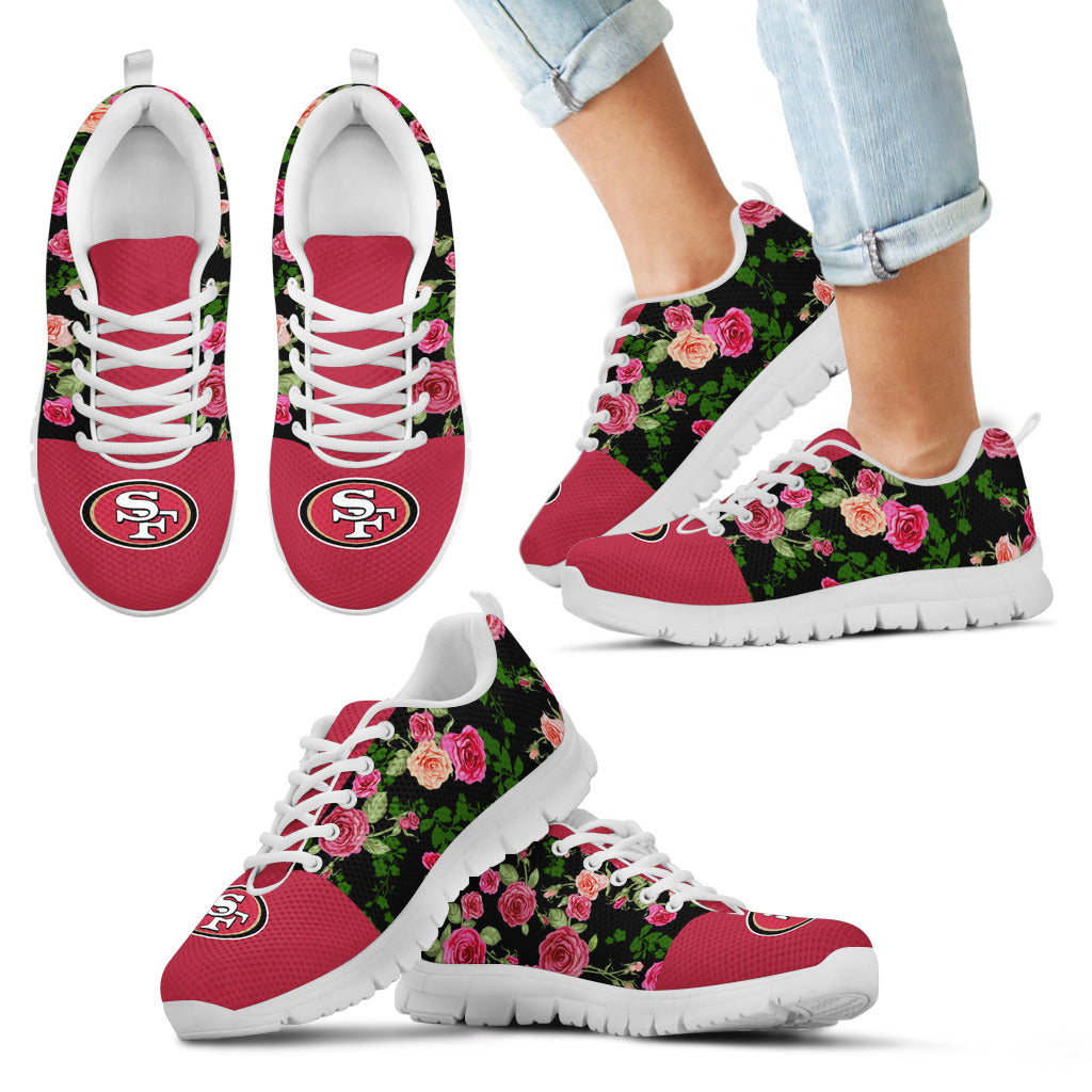 Vintage Floral San Francisco 49ers Sneakers