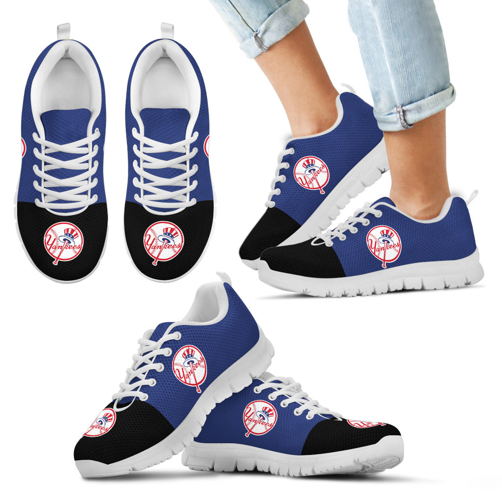 Two Colors Aparted New York Yankees Sneakers