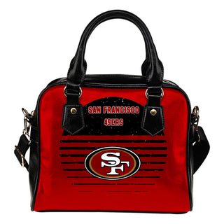 Back Fashion Round Charming San Francisco 49ers Shoulder Handbags
