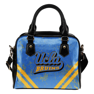 Couple Curves Light Good Logo UCLA Bruins Shoulder Handbags