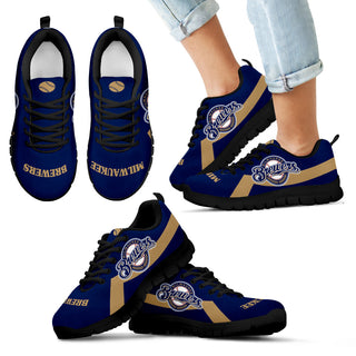 Milwaukee Brewers Line Logo Sneakers