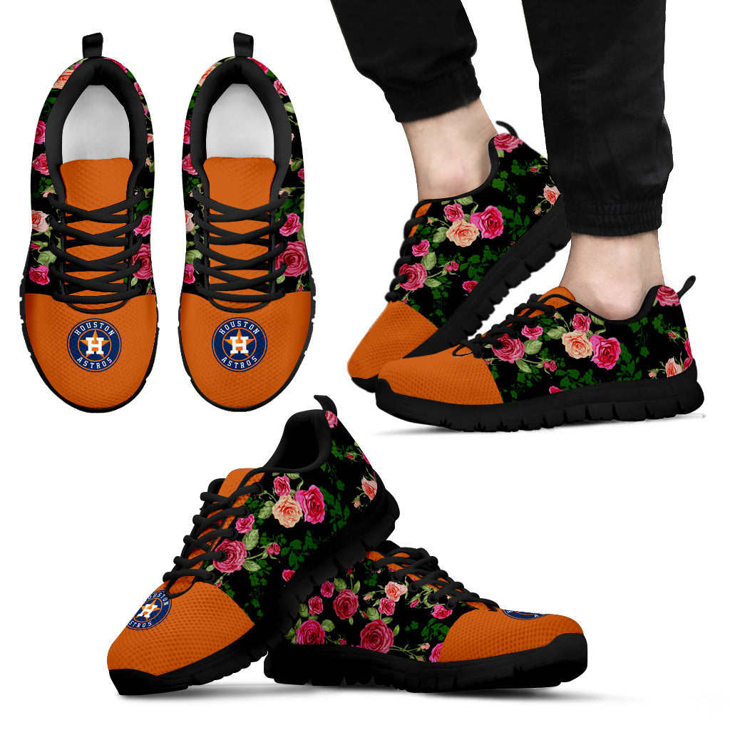 Vintage Floral Houston Astros Sneakers