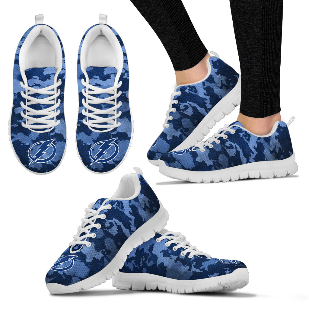 Arches Top Fabulous Camouflage Background Tampa Bay Lightning Sneakers