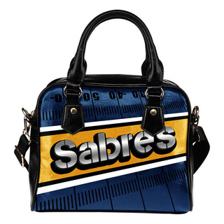 Buffalo Sabres Silver Name Colorful Shoulder Handbags
