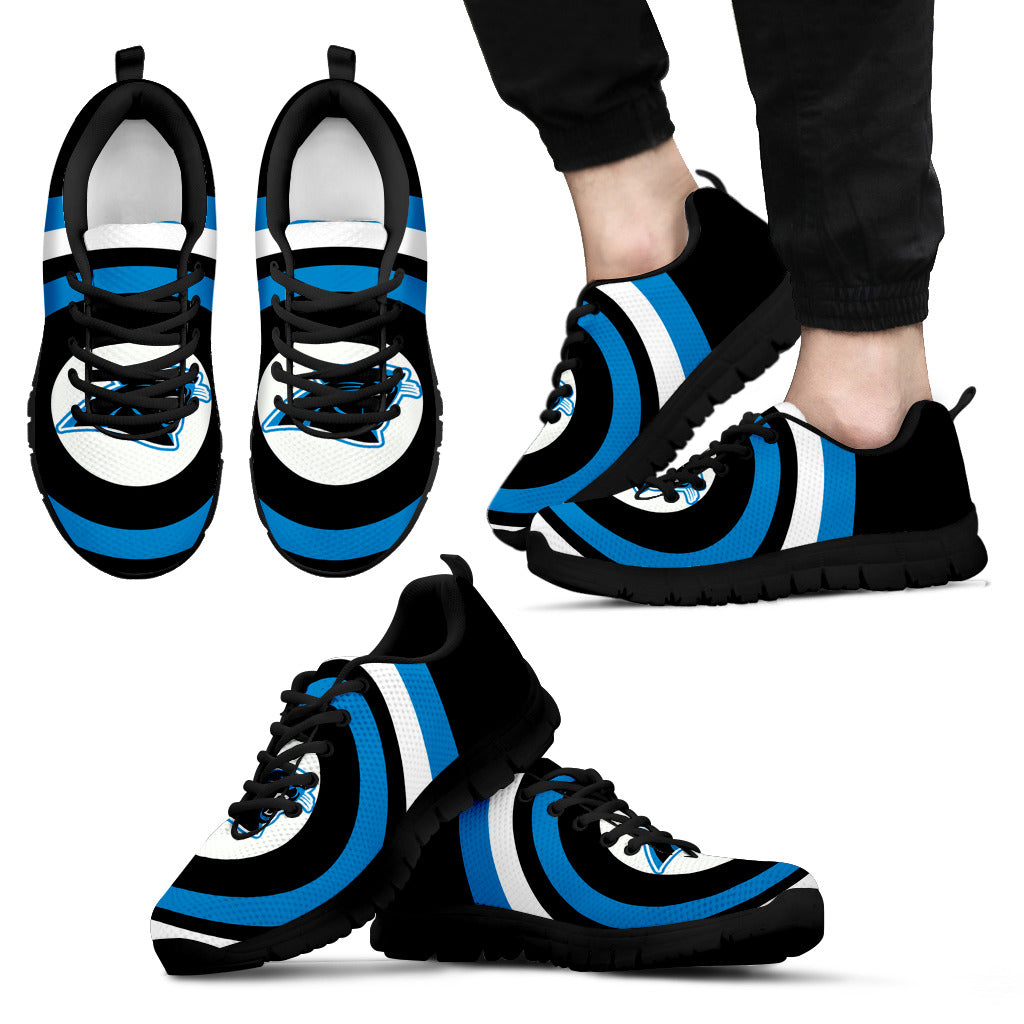 Favorable Significant Shield Carolina Panthers Sneakers – Best Funny Store