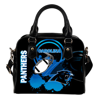 The Victory Carolina Panthers Shoulder Handbags