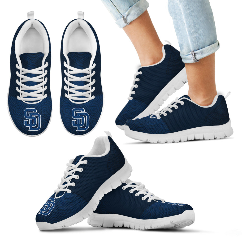 Seamless Line Magical Wave Beautiful San Diego Padres Sneakers