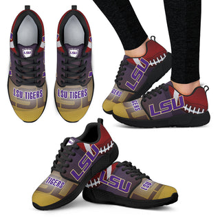 Awesome LSU Tigers Running Sneakers For Football Fan