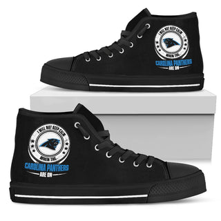 I Will Not Keep Calm Amazing Sporty Carolina Panthers High Top Shoes