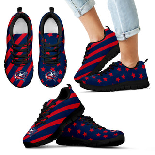 Splendid Star Mix Edge Fabulous Columbus Blue Jackets Sneakers