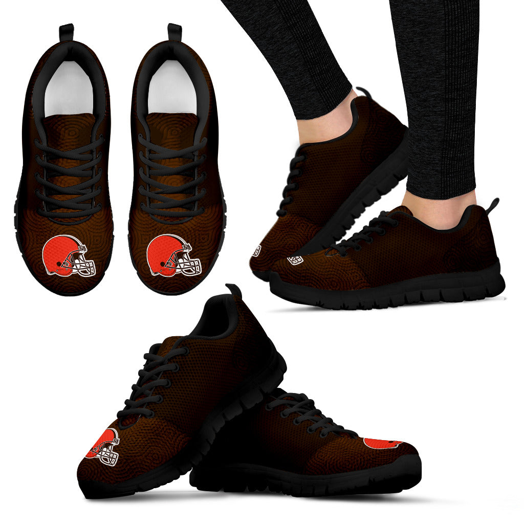 Seamless Line Magical Wave Beautiful Cleveland Browns Sneakers