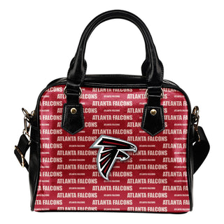 Nice Little Logo Atlanta Falcons Shoulder Handbags