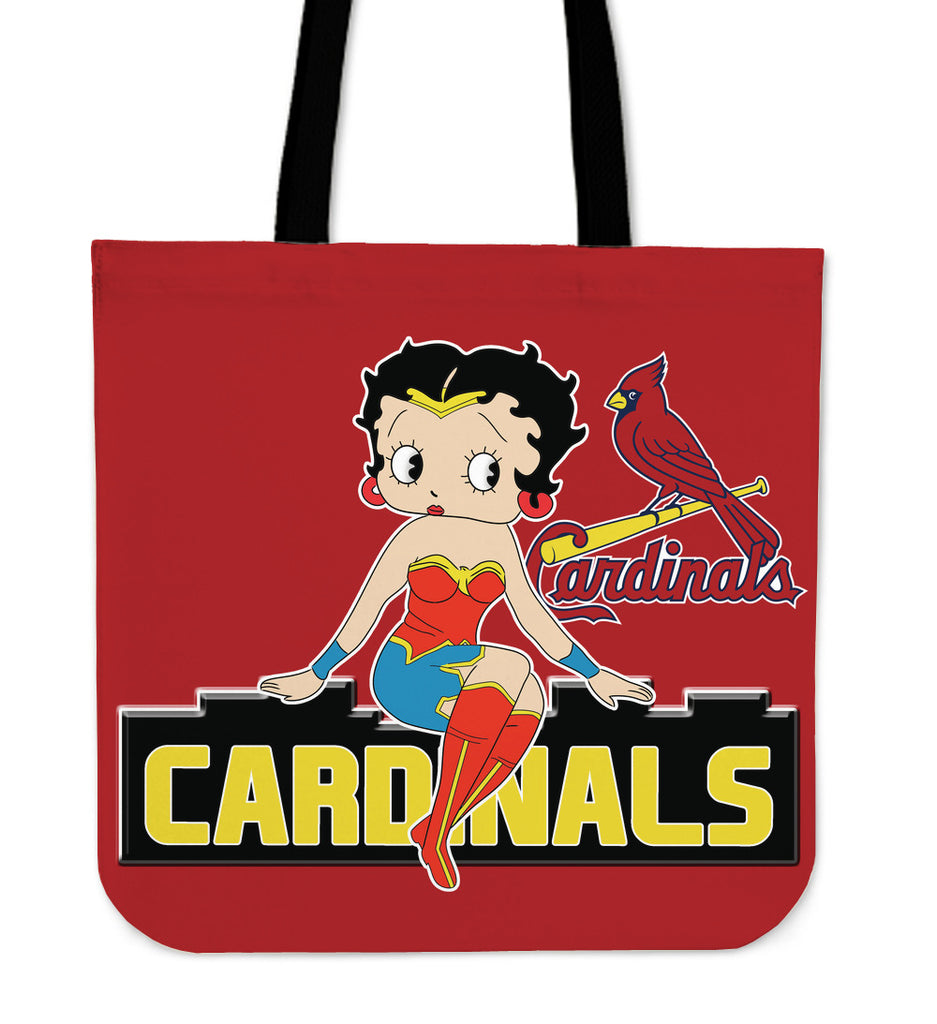 Wonder Betty Boop St. Louis Cardinals Tote Bags – Best Funny Store