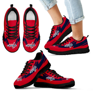 Three Amazing Good Line Charming Logo Washington Capitals Sneakers