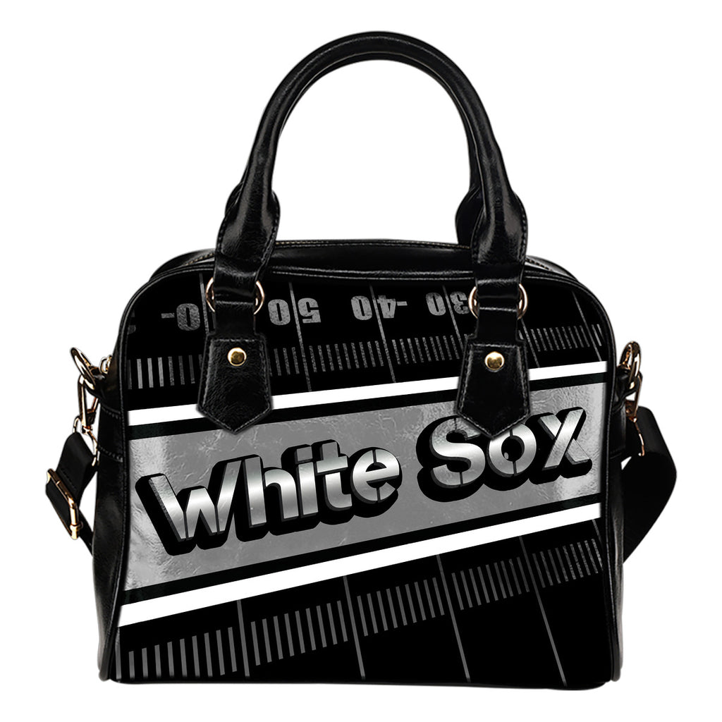 Chicago White Sox Silver Name Colorful Shoulder Handbags