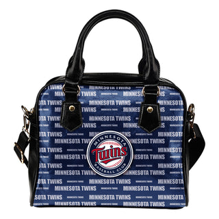 Nice Little Logo Minnesota Twins Shoulder Handbags