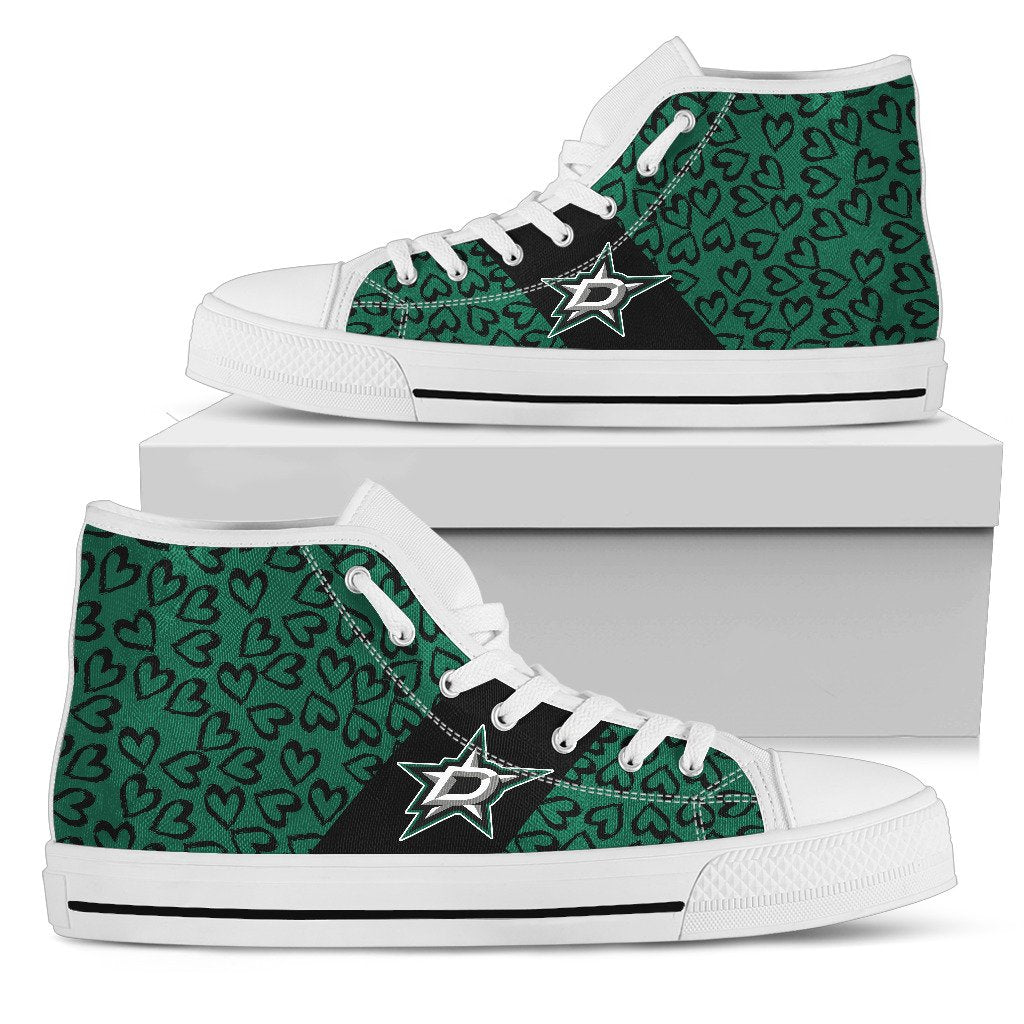 Perfect Cross Color Absolutely Nice Dallas Stars High Top Shoes