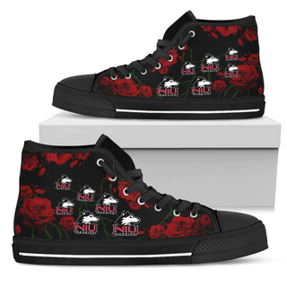 Lovely Rose Thorn Incredible Northern Illinois Huskies High Top Shoes