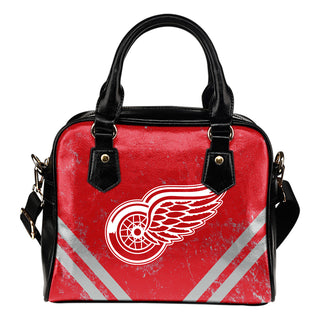 Couple Curves Light Good Logo Detroit Red Wings Shoulder Handbags
