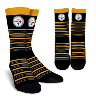 Amazing Circle Charming P.Steelers Crew Socks