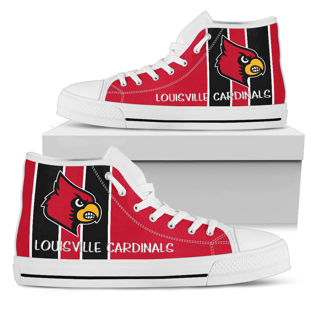 Steaky Trending Fashion Sporty Louisville Cardinals High Top Shoes