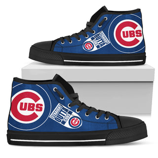 Straight Outta Chicago Cubs High Top Shoes